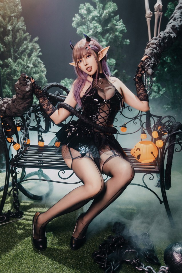 Natsuko夏夏子 - 万圣小魔女 [52P1V-566MB]