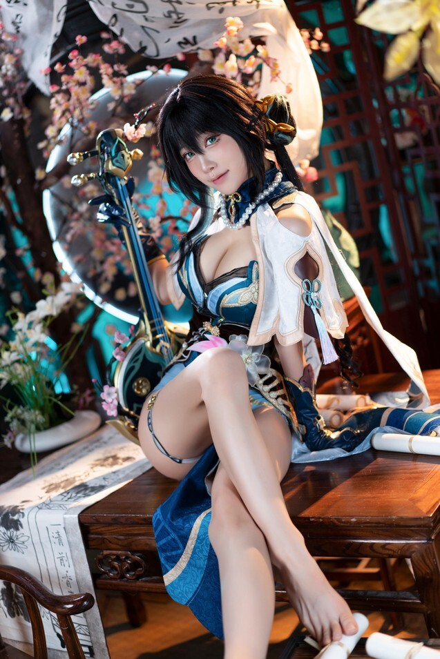 水淼aqua - 24年12月の会員特典 ✨レベル1：ルアン・メェイ（崩壊：スターレイル） [72P-115MB]