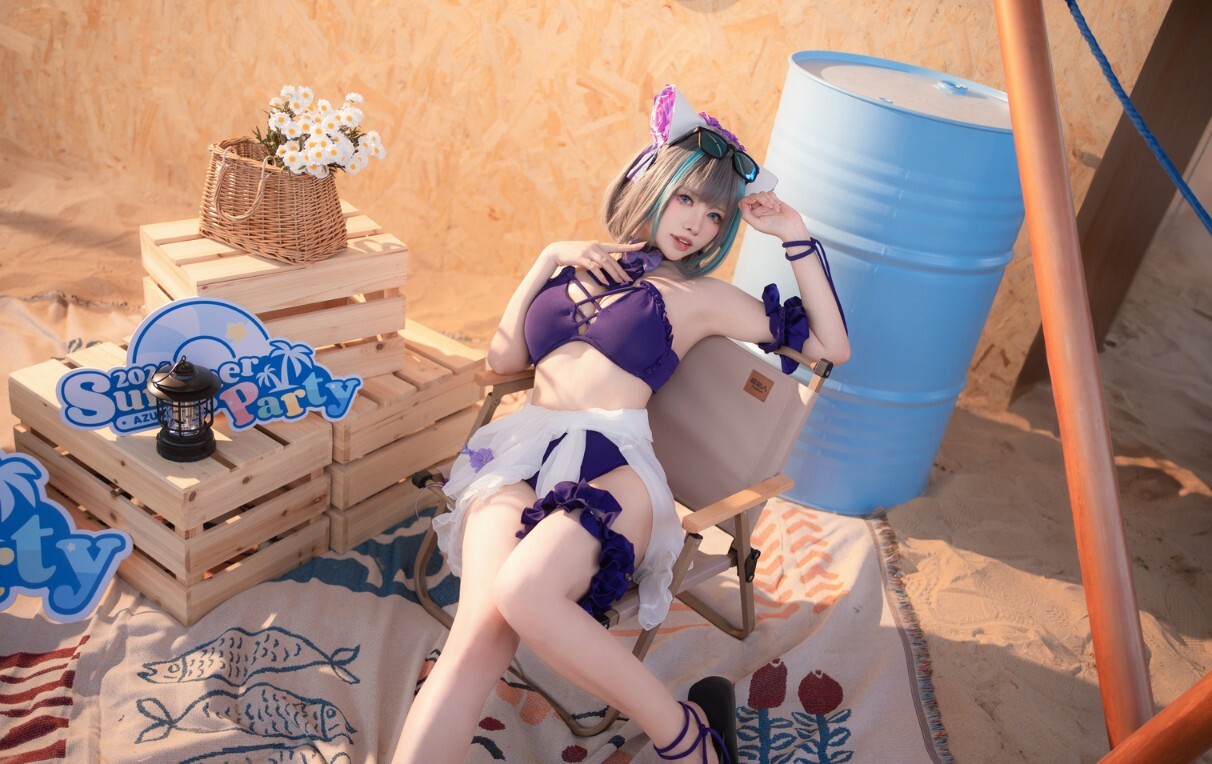 傻猪凡 - 泳装小猫咪 柴郡 [12P-88.3MB]