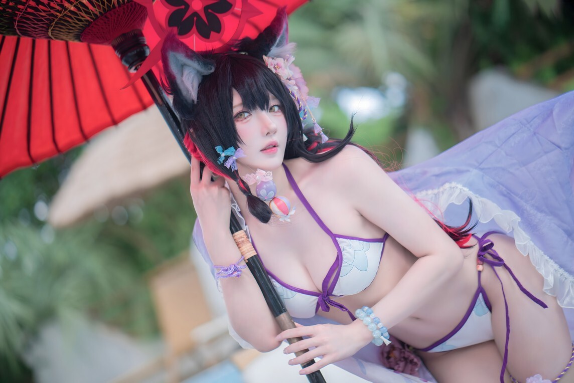 阿包也是兔娘 – 蔚蓝档案 狐坂若藻 水着 [32P-187MB]