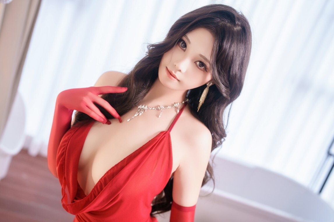 蜜汁猫裘 - 酒红圣诞 [61P1V-1.40GB]