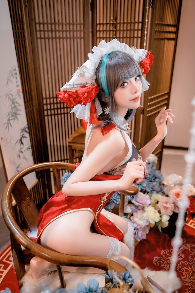 Shika小鹿鹿 - 碧蓝航线 新年柴郡 [16P-231MB]