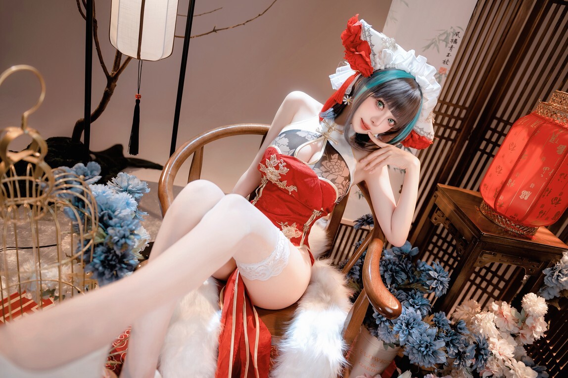 Shika小鹿鹿 – 碧蓝航线 新年柴郡 [16P-231MB]