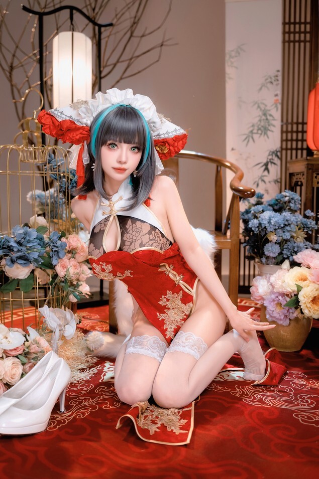 Shika小鹿鹿 - 碧蓝航线 新年柴郡 [16P-231MB]