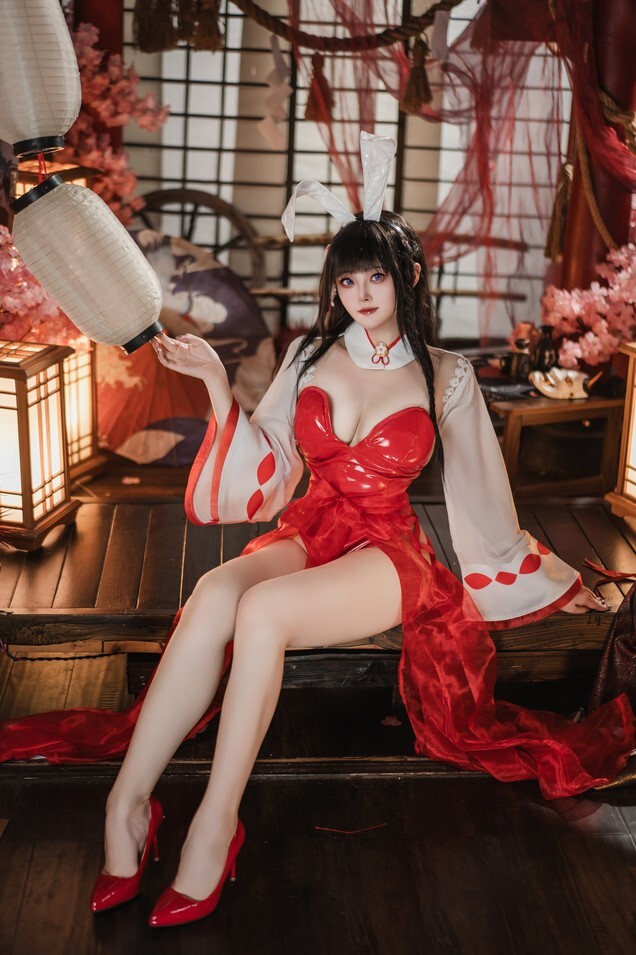 Natsuko夏夏子 - 碧蓝航线 大山巫女兔 [70P-424MB]