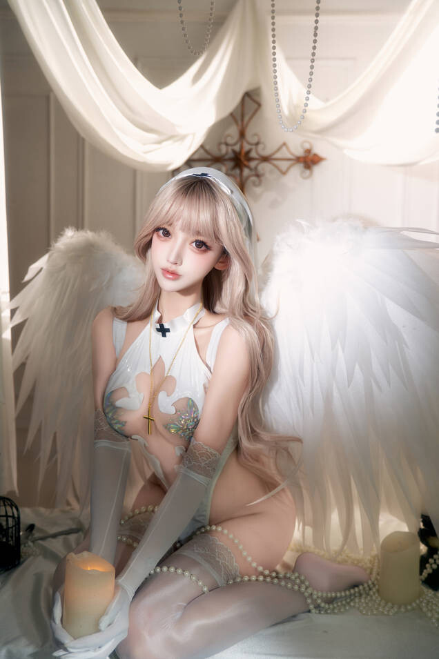 过期米线线喵 – 与神同行 [53P-435MB]