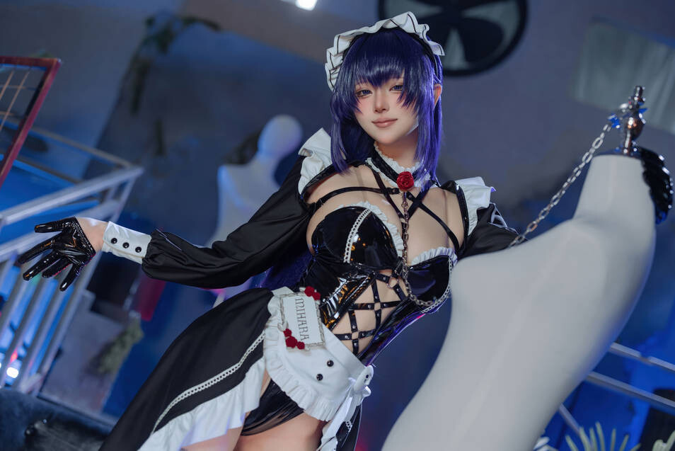 屿鱼 – NIKKE 胜利女神 米哈拉：咖啡女仆 [80P-455MB]